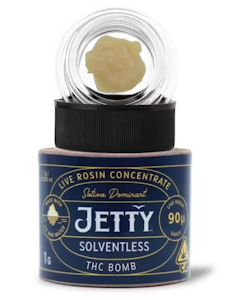 Jetty - THC BOMB 1G LIVE ROSIN CONCENTRATE