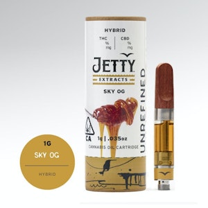 Jetty - SKY OG (UNREFINED LIVE RESIN) .5G CARTRIDGE