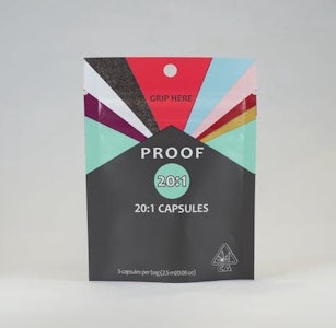 Proof - 20:1 CBD CAPSULES 5-PACK