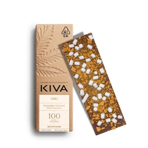 Kiva - S'MORES 20-PEICE MILK CHOCOLATE BAR
