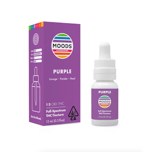 Chemistry - MOODS 1:3 PURPLE CBG THC FULL SPECTRUM THC 15ML TINCTURE