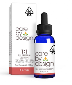 Care by design - 1:1 CBD 30ML TINCURE