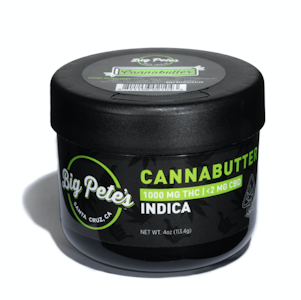 Big pete's - CANNABUTTER INDICA 1000MG THC