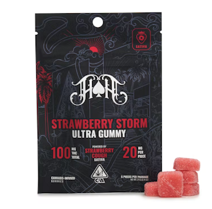 Heavy hitters - STRAWBERRY STORM STRAWBERRY COUGH 5-PACKULTRA POTENT GUMMIES