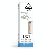 18:1 CBD THC 0.5G CARTRIDGE