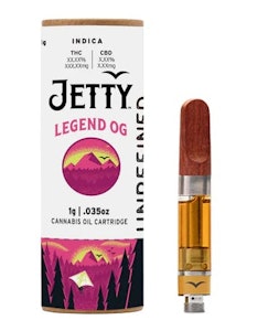 Jetty - LEGEND OG (UNREFINED LIVE RESIN) 1G CARTRIDGE