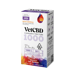 Vet cbd - 20:1 1000MG CBD 50MG HTHC 60ML TINCTURE