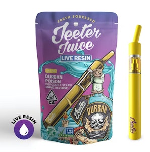 Jeeter - DURBAN POISON (JEETER JUICE) 500MG LIVE RESIN DISPOSABLE VAPORIZER