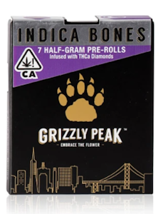 Grizzly peak - INDICA BONE 0.5G DIAMOND INFUSED 7-PACK