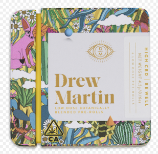 Drew martin - BE WELL CHAMOMILE (HIGH CBD) PREROLL 6-PACK