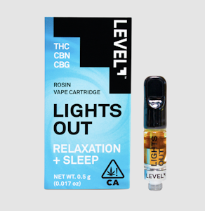 Level - LIGHTS OUT 0.5G ROSIN CARTRIDGE