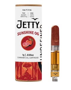 Jetty - SUNSHINE OG 1G UNREFINED LIVE RESIN CARTRIDGE