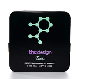 Thc design - PREMIUM INDICA PREROLLS (SUNSET FRITTER)  6-PACK