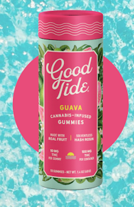 Good tide - GUAVA 10MG LIVE ROSIN GUMMIES
