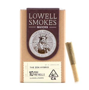 Lowell herb co - THE ZEN HYBRID QUICKS 0.35G PREROLL 10-PACK