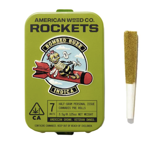 American weed co. - BOMBED BUZZ 0.5G PREROLL 7-PACK