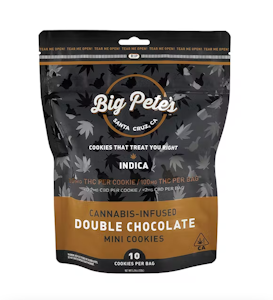 Big pete's - DOUBLE CHOCOLATE INDICA 10-PACK COOKIES