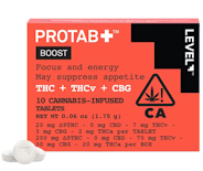 PROTAB+ BOOST TABLET THC, THCV, CBG, THCA 10-PACK