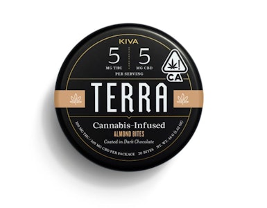 Kiva - TERRA BITES - 1:1 DARK CHOCOLATE-COATED ALMONDS