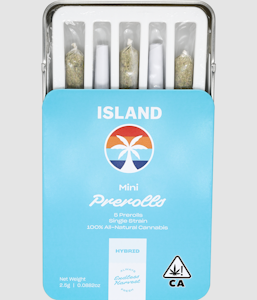 Island - PAPAYA ROSE  0.5G PREROLL 5 PACK