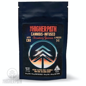 The higher path - HIGHER PATH - 1:1 THC:CBD STRAWBERRY GUMMIES