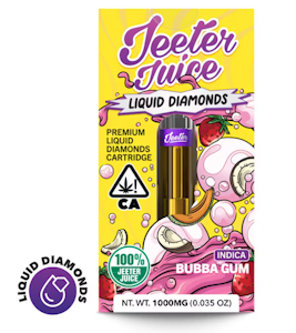 Jeeter - BUBBA GUM (JEETER JUICE) LIQUID DIAMONDS - 1G CARTRIDGE