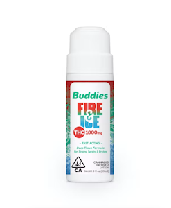 Buddies - FIRE & ICE - DEEP TISSUE FORMULA (THC RICH ROLL-ON TOPICAL)