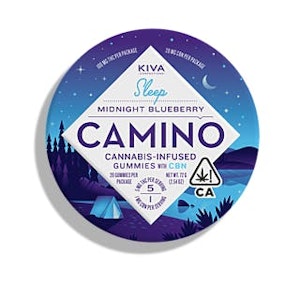 Kiva - CAMINO - MIDNIGHT BLUEBERRY CBN GUMMIES