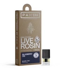 Pax - BLUEBERRY OG (LIVE ROSIN W/ LIQUID DIAMONDS) 1G PAX ERA POD