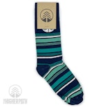 THP SOCKS BLUE-GREEN