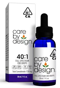 Care by design - 40:1 CBD 30ML TINCTURE