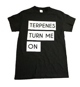 The higher path - THP "TERPENES TURN ME ON T-SHIRT" (BLACK)