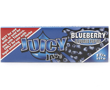 Juicy jay's - 1 1/4" INCH BLUEBERRY FLAVORED HEMP ROLLING PAPERS