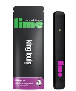 Lime - KING LOUIS - 1G RECHARGEABLE VAPORIZER