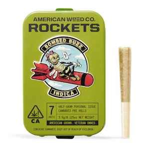 American weed co. - BOMBED BUZZ 0.5G INFUSED PREROLL 7-PACK