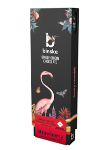 Binske - STRAWBERRY MILK CHOCOLATE BAR 10 PIECE