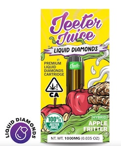 Jeeter - APPLE FRITTER (JEETER JUICE) LIQUID DIAMONDS - 1G CARTRIDGE