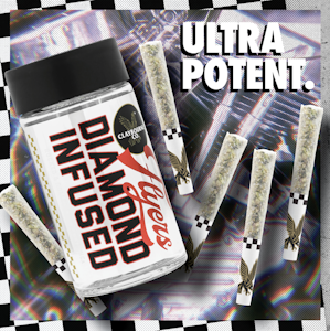 Claybourne co. - TOKYO SNOW DIAMOND INFUSED FLYERS 0.5G 5-PACK