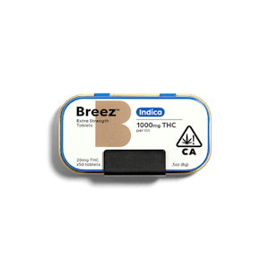 Breez - EXTRA STRENGTH 20MG INDICA TABLETS 50-PACK