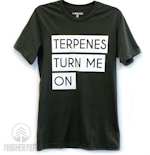 "TERPENES TURN ME ON" THP T-SHIRT (FOREST GREEN)