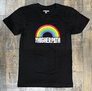 The higher path - THP PRIDE SHIRT (BLACK) - $1 OF EACH SALE GOES TOWARDS THE TREVOR PROJECT