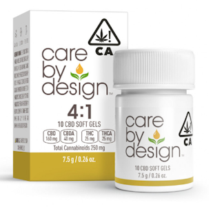 Care by design - 4:1 CBD SOFT GEL CAPSULES 10-PACK