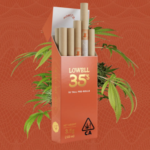 Lowell herb co - 35'S - SUNNY DAZE (0.35G PREROLLS) 10-PACK