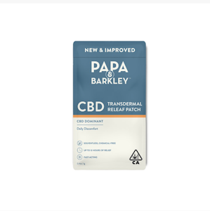Papa & barkley - CBD TRANSDERMAL RELEAF PATCH