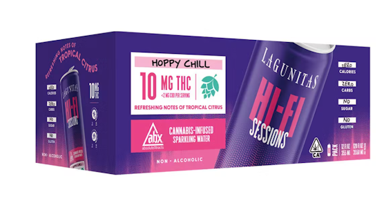 Absolute xtracts - LAGUNITAS SESSIONS HI-FI 10MG THC HOPPY CHILL 10-PACK