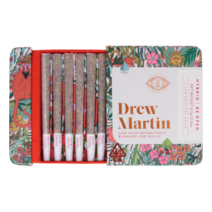 Drew martin - ROSE PETAL & PEPPERMINT LOW DOSE BOTANICAL PREROLL 6-PACK