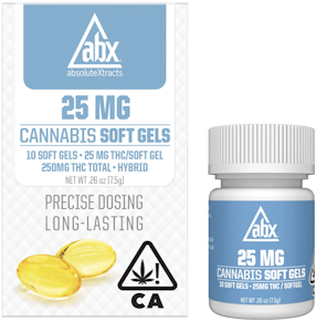 Absolute xtracts - 25MG SOFT GEL CAPSULES 10-PACK