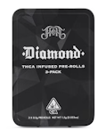 BLACK HAZE 0.5G THCA INFUSED DIAMONDS 3-PACK