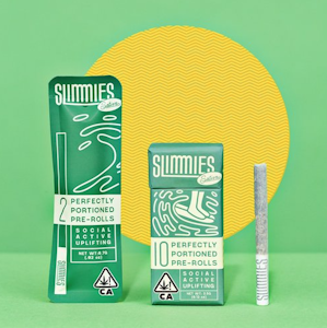 Slimmies - SLIMMIES 0.35G DIAMOND INFUSED PREROLL 10 PACK