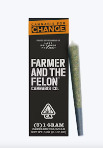 Farmer and the felon - HAZY KUSH 3-PACK PREROLLS